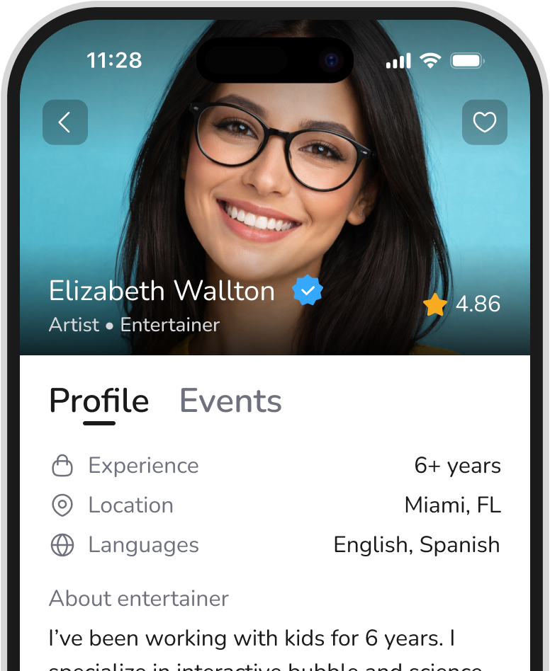 Vetted entertainers you can trust